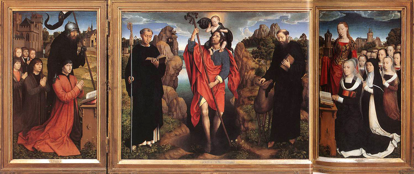 triptych of the family moreel